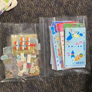 Stickerpotamus and other Brand Scrapbooking stickers over 50 sheets New and used